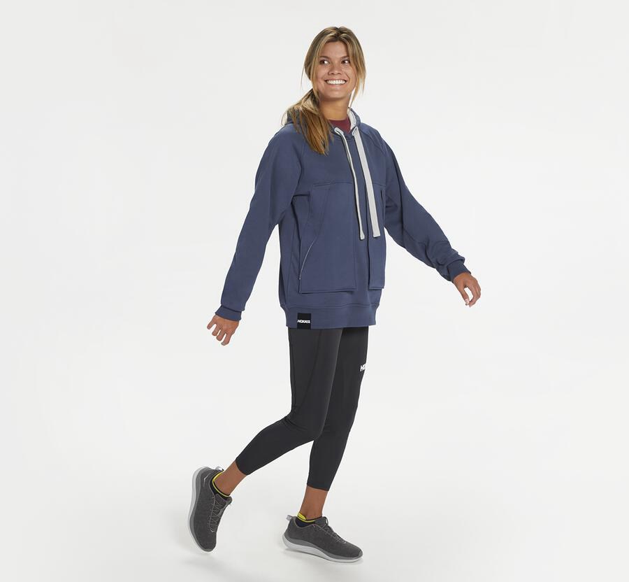 Hoka One One Mens Hoodie - Bondi - Navy - VDSC75148